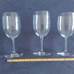 Baccarat crystal wine/water glasses